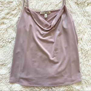 Mauve cowl neck cami